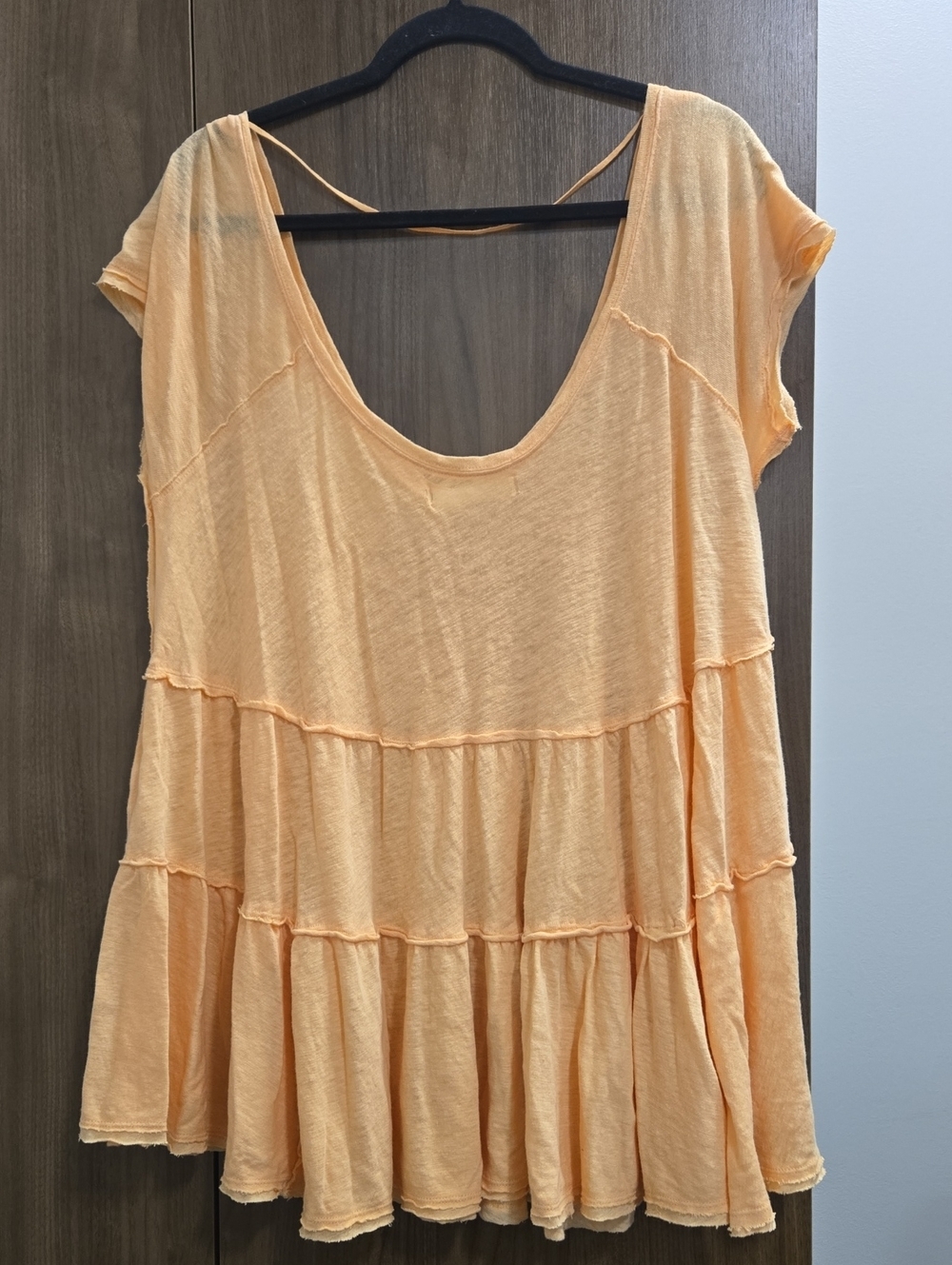 We The Free-"Sunshine in the Rain" Tiered Dress/Tunic-Size Small (Oversized) - Picture 10 of 15